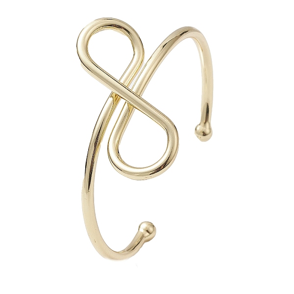 PandaHall Infinity Brass Cuff Bangles, Long-Lasting Plated, Lead Free & Cadmium Free, Real 18K Gold Plated, Inner Diameter: 2-1/4 inch...
PandaHall Infinity Brass Cuff Bangles, Long-Lasting Plated, Lead Free & Cadmium Free, Real 18K Gold Plated, Inner Diameter: 2-1/4 inch...