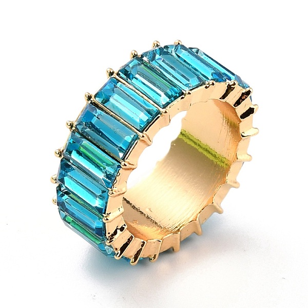 PandaHall All-Around Sparkling Rhinestones Finger Ring, Flat Finger Ring for Women, Light Gold, Aquamarine, US Size 7 3/4(17.9mm)..., Cyan
PandaHall All-Around Sparkling Rhinestones Finger Ring, Flat Finger Ring for Women, Light Gold, Aquamarine, US Size 7 3/4(17.9mm)..., Cyan