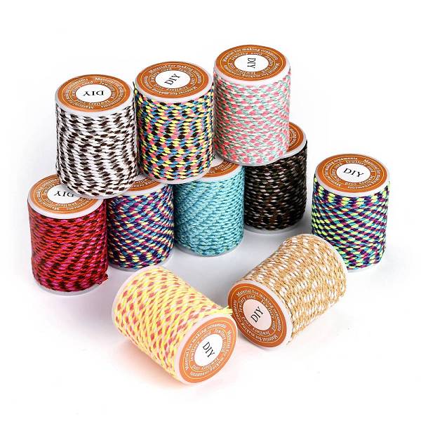 PandaHall 4-Ply Polycotton Cord Metallic Cord, Handmade Macrame Cotton Rope, for String Wall Hangings Plant Hanger, DIY Craft String...
PandaHall 4-Ply Polycotton Cord Metallic Cord, Handmade Macrame Cotton Rope, for String Wall Hangings Plant Hanger, DIY Craft String...