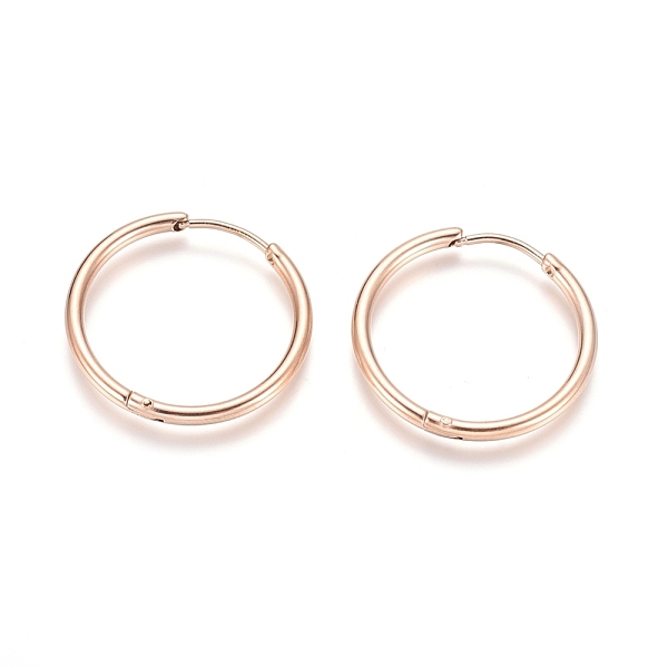 PandaHall Ion Plating(IP) 304 Stainless Steel Huggie Hoop Earrings, Hypoallergenic Earrings, with 316 Surgical Stainless Steel Pin, Rose...
PandaHall Ion Plating(IP) 304 Stainless Steel Huggie Hoop Earrings, Hypoallergenic Earrings, with 316 Surgical Stainless Steel Pin, Rose...
