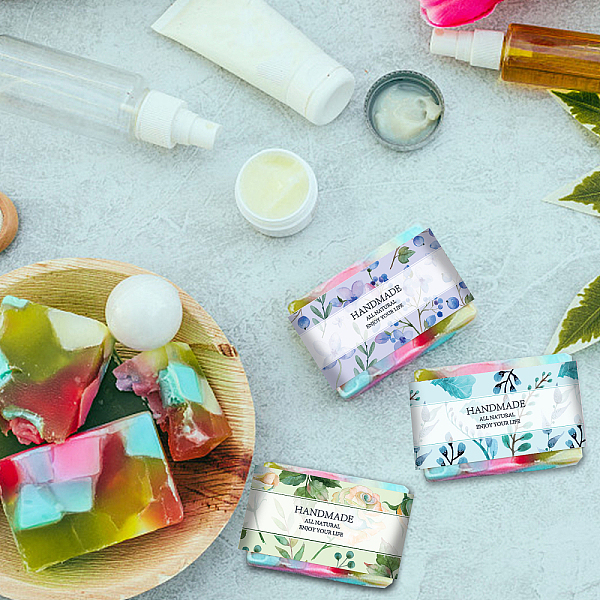 PandaHall 90pcs Flower Wrap Tape, 9 Styles Rose Blossom Leaf Soap Paper Labels Crafts Wrapper Sleeves Covers Vertical Tags Soap Paper Tape...
PandaHall 90pcs Flower Wrap Tape, 9 Styles Rose Blossom Leaf Soap Paper Labels Crafts Wrapper Sleeves Covers Vertical Tags Soap Paper Tape...