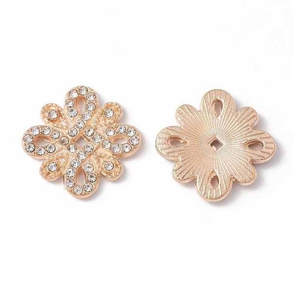PandaHall Alloy Rhinestone Cabochons, Knot, Light Gold, 16x16x2mm Alloy+Rhinestone Others
PandaHall Alloy Rhinestone Cabochons, Knot, Light Gold, 16x16x2mm Alloy+Rhinestone Others