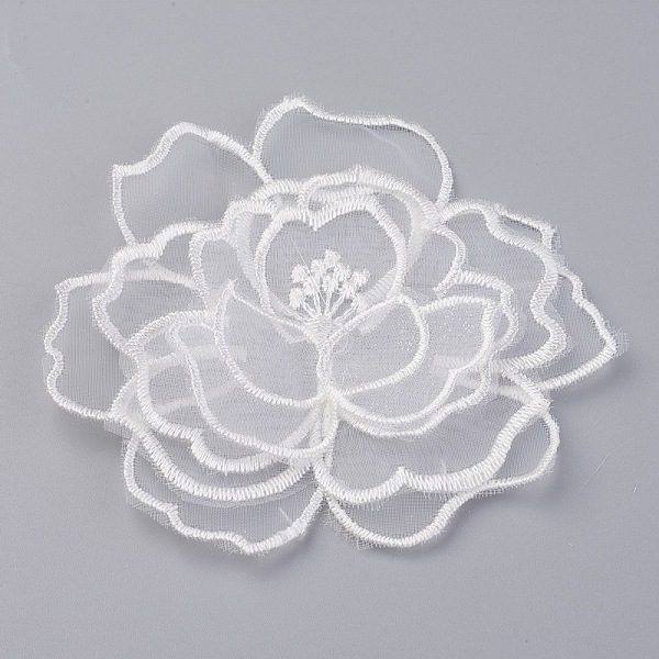 PandaHall Lace Embroidery Sewing Fiber, DIY Garment Accessories, Flower, White, 91x95mm Polyester Flower White
PandaHall Lace Embroidery Sewing Fiber, DIY Garment Accessories, Flower, White, 91x95mm Polyester Flower White
