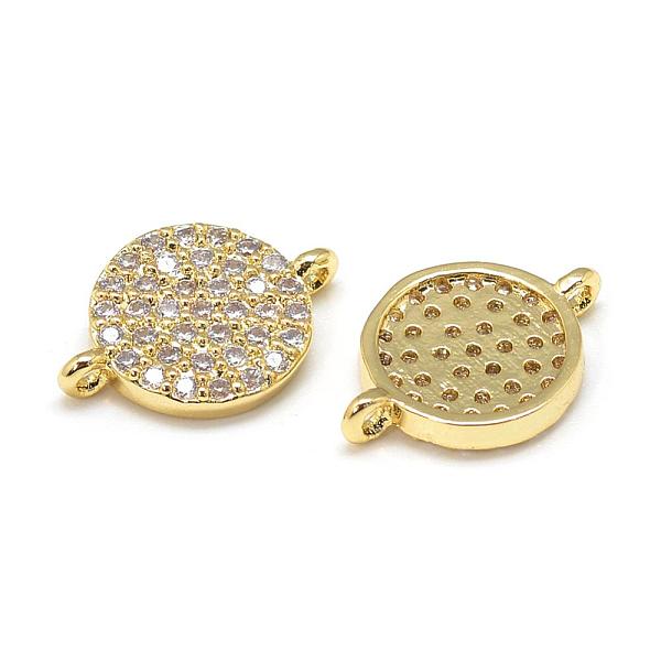 PandaHall DIY Brass Micro Pave Cubic Zirconia Links, Flat Round, Golden, 13x9x2mm, Hole: 1mm Brass+Cubic Zirconia Flat Round
PandaHall DIY Brass Micro Pave Cubic Zirconia Links, Flat Round, Golden, 13x9x2mm, Hole: 1mm Brass+Cubic Zirconia Flat Round