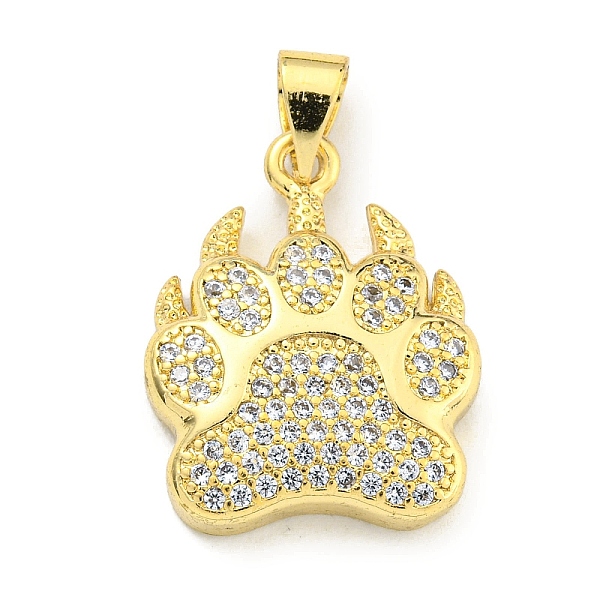 PandaHall Brass Micro Pave Clear Cubic Zirconia Pendants, Bear Paw Shape, Real 18K Gold Plated, 20x16x3.5mm, Hole: 4.5x3mm Brass+Cubic...
PandaHall Brass Micro Pave Clear Cubic Zirconia Pendants, Bear Paw Shape, Real 18K Gold Plated, 20x16x3.5mm, Hole: 4.5x3mm Brass+Cubic...