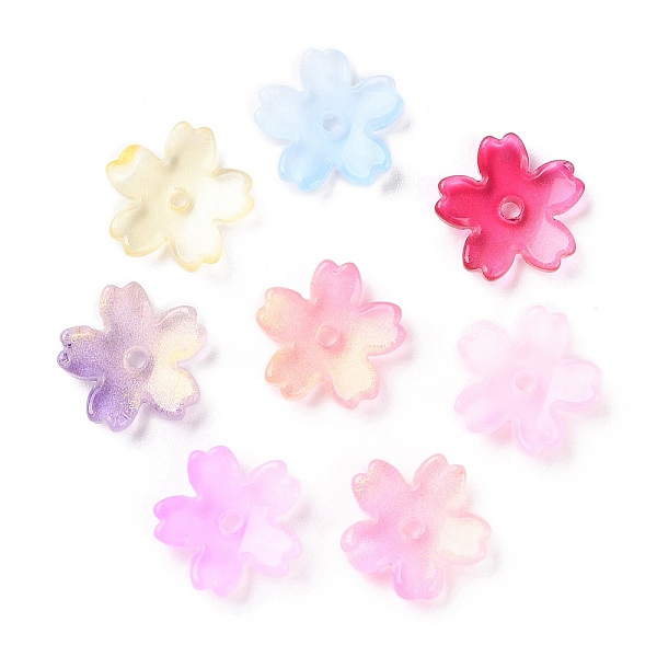 PandaHall Transparent Baking Paint Glass Beads, Cherry Blossoms, Mixed Color, 14.5x15x3.5mm, Hole: 1.8mm Glass Flower Multicolor
PandaHall Transparent Baking Paint Glass Beads, Cherry Blossoms, Mixed Color, 14.5x15x3.5mm, Hole: 1.8mm Glass Flower Multicolor