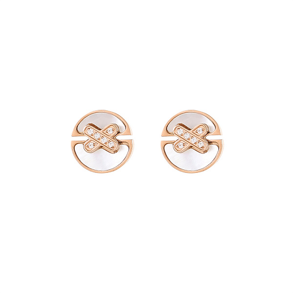 PandaHall Elegant Rose Gold Inlaid White Shell Necklace and Earrings Set Stainless Steel
PandaHall Elegant Rose Gold Inlaid White Shell Necklace and Earrings Set Stainless Steel