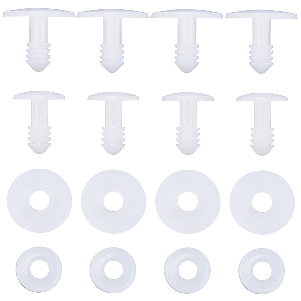 PandaHall Gorgecraft 52 Sets 2 Style Plastic Doll Joints, with Washers, DIY Crafts Stuffed Toy Teddy Bear Accessories, White...
PandaHall Gorgecraft 52 Sets 2 Style Plastic Doll Joints, with Washers, DIY Crafts Stuffed Toy Teddy Bear Accessories, White...