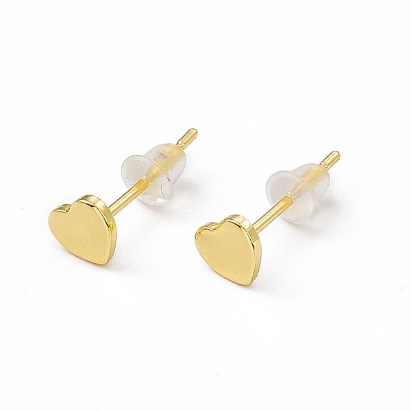 PandaHall Brass Tiny Heart Stud Earrings for Women, Real 18K Gold Plated, 5x4.5mm, Pin: 0.8mm Brass Heart
PandaHall Brass Tiny Heart Stud Earrings for Women, Real 18K Gold Plated, 5x4.5mm, Pin: 0.8mm Brass Heart