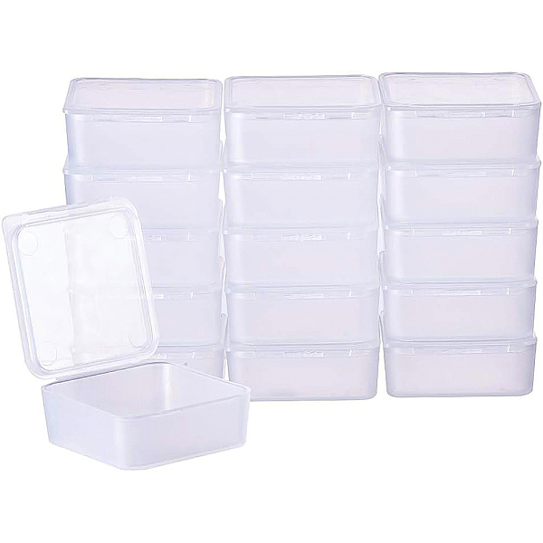 PandaHall BENECREAT 24 PACK Square Frosted Clear Plastic Bead Storage Containers Box Case with Lids for Small - Items, Pills, Herbs,Tiny...
PandaHall BENECREAT 24 PACK Square Frosted Clear Plastic Bead Storage Containers Box Case with Lids for Small - Items, Pills, Herbs,Tiny...
