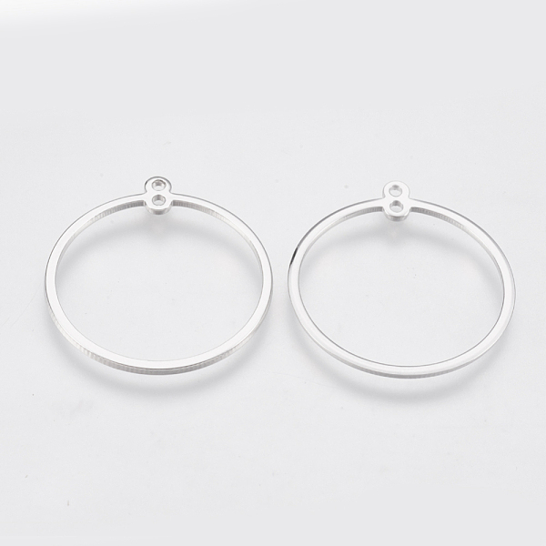 PandaHall Brass Links connectors, Ring, Nickel Free, Real Platinum Plated, 28x25x1mm, Hole: 1mm Brass Ring
PandaHall Brass Links connectors, Ring, Nickel Free, Real Platinum Plated, 28x25x1mm, Hole: 1mm Brass Ring