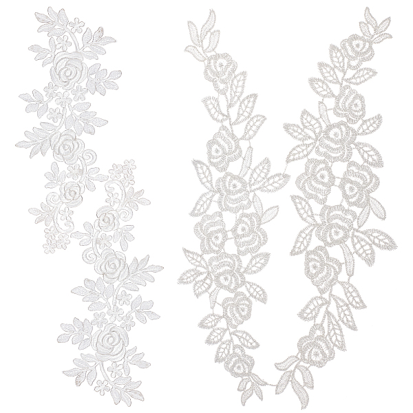 PandaHall GORGECRAFT 2 Pairs Whtie Flowers Patches Garment Applique Embroidery DIY Wedding Dress Sewing Clothing Accessories (White)...
PandaHall GORGECRAFT 2 Pairs Whtie Flowers Patches Garment Applique Embroidery DIY Wedding Dress Sewing Clothing Accessories (White)...