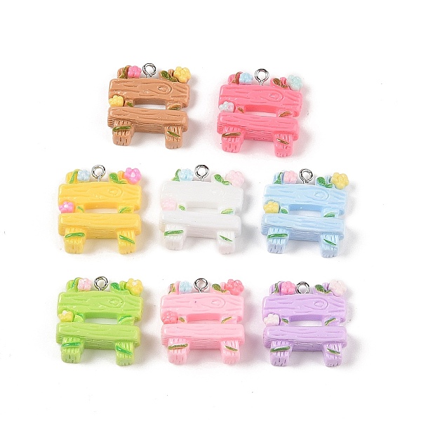 PandaHall Opaque Resin Pendants, Flower Bench Charms with Platinum Plated Iron Loops, Mixed Color, 24x22.5x8.5mm, Hole: 2mm Iron+Resin..., Multicolor
PandaHall Opaque Resin Pendants, Flower Bench Charms with Platinum Plated Iron Loops, Mixed Color, 24x22.5x8.5mm, Hole: 2mm Iron+Resin..., Multicolor
