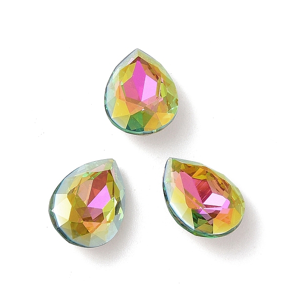PandaHall Glass Rhinestone Cabochons, Flat Back & Back Plated, Faceted, Teardrop, Vitrail Rose, 14x10x5.5mm Glass Rhinestone Teardrop Pink
PandaHall Glass Rhinestone Cabochons, Flat Back & Back Plated, Faceted, Teardrop, Vitrail Rose, 14x10x5.5mm Glass Rhinestone Teardrop Pink