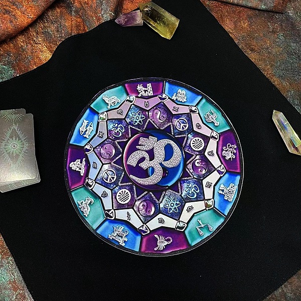 PandaHall Polyester Tarot Tablecloth for Divination, Tarot Card Pad, Pendulum Tablecloth, Square, Constellation, 490x490mm Polyester...
PandaHall Polyester Tarot Tablecloth for Divination, Tarot Card Pad, Pendulum Tablecloth, Square, Constellation, 490x490mm Polyester...