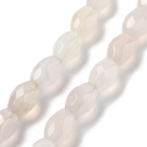 PandaHall Natural White Agate Beads Strands, Faceted Rice, 12.5x8mm, Hole: 1.2mm, about 16pcs/strand, 7.68 inch(19.5cm) Natural Agate Rice
PandaHall Natural White Agate Beads Strands, Faceted Rice, 12.5x8mm, Hole: 1.2mm, about 16pcs/strand, 7.68 inch(19.5cm) Natural Agate Rice