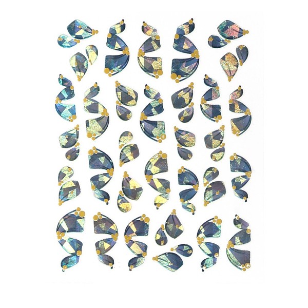 PandaHall Shining Laser Ribbon Nail Decals Stickers, Self-Adhesive Nail Design Art, for Nail Toenails Tips Decorations, Gold, 10.3x8cm Paper...
PandaHall Shining Laser Ribbon Nail Decals Stickers, Self-Adhesive Nail Design Art, for Nail Toenails Tips Decorations, Gold, 10.3x8cm Paper...