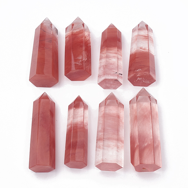 PandaHall Cherry Quartz Glass Home Decorations, Display Decoration, Healing Stone Wands, for Reiki Chakra Meditation Therapy Decos, Hexagon...
PandaHall Cherry Quartz Glass Home Decorations, Display Decoration, Healing Stone Wands, for Reiki Chakra Meditation Therapy Decos, Hexagon...