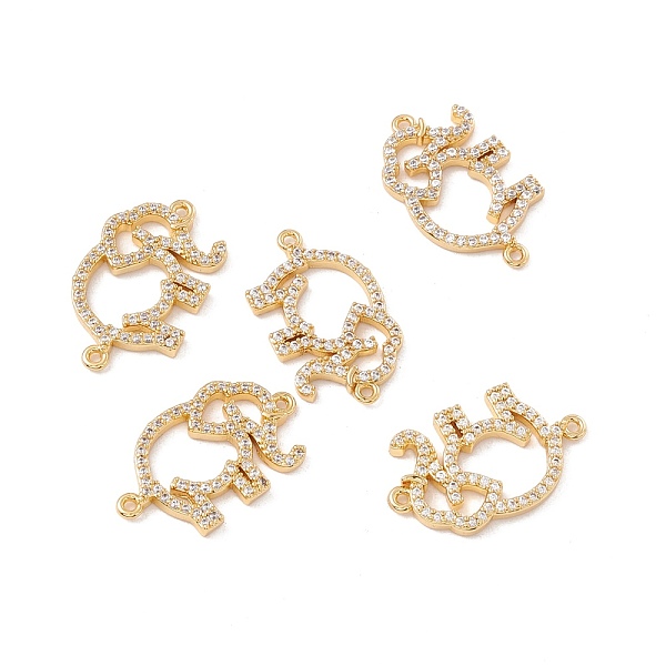 PandaHall Brass Micro Pave Clear Cubic Zirconia Connector Charms, Elephant, Golden, 14x23x2mm, Hole: 1.2mm Brass+Cubic Zirconia Elephant...
PandaHall Brass Micro Pave Clear Cubic Zirconia Connector Charms, Elephant, Golden, 14x23x2mm, Hole: 1.2mm Brass+Cubic Zirconia Elephant...