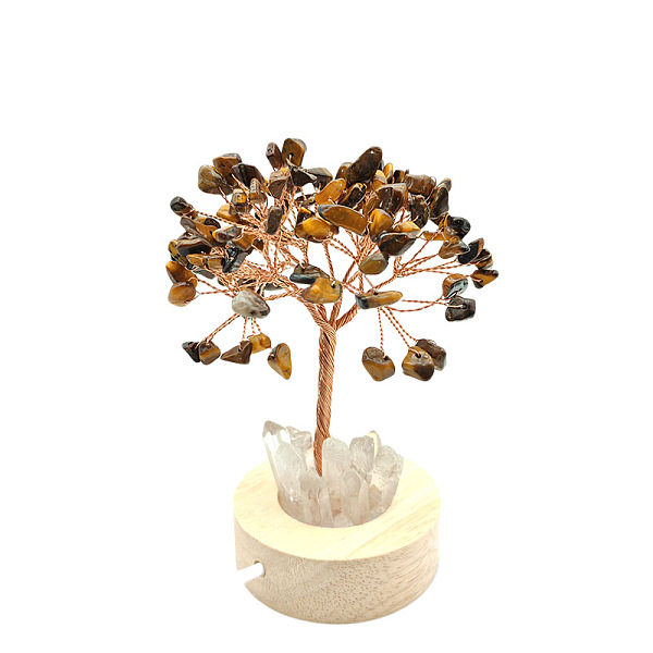 PandaHall Natural Tiger Eye Chips Tree Night Light Lamp Decorations, Wooden Base with Copper Wire Feng Shui Energy Stone Gift for Home...
PandaHall Natural Tiger Eye Chips Tree Night Light Lamp Decorations, Wooden Base with Copper Wire Feng Shui Energy Stone Gift for Home...