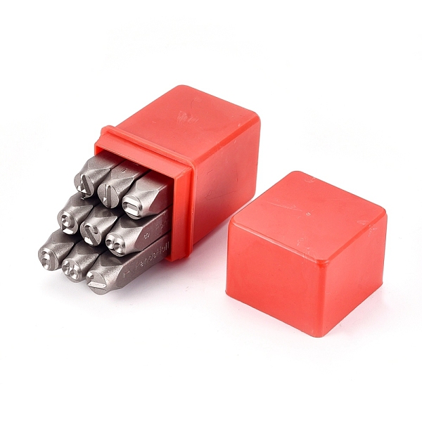 PandaHall Iron Seal Stamps Set, for Imprinting Metal, Plastic, Wood, Leather, Including Number 0~8, Platinum, 64.5x10.5x10.5mm, 9pcs/box...
PandaHall Iron Seal Stamps Set, for Imprinting Metal, Plastic, Wood, Leather, Including Number 0~8, Platinum, 64.5x10.5x10.5mm, 9pcs/box...