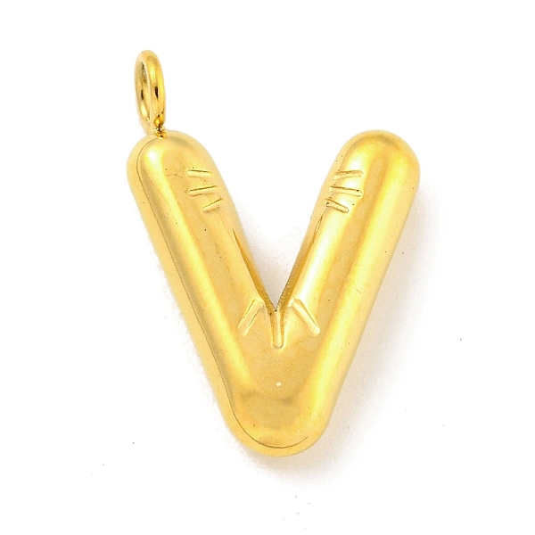 PandaHall Ion Plating(IP) 304 Stainless Steel Pendants, Letter Charm, Golden, Letter V, 17x11.5x3mm, Hole: 2mm 304 Stainless Steel Letter V
PandaHall Ion Plating(IP) 304 Stainless Steel Pendants, Letter Charm, Golden, Letter V, 17x11.5x3mm, Hole: 2mm 304 Stainless Steel Letter V