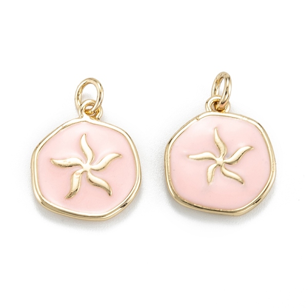 PandaHall Brass Enamel Pendants, with Jump Rings, Long-Lasting Plated, Flat Round, Pink, Real 18K Gold Plated, 16.5x14.5x2.5mm, Hole: 3.5mm...
PandaHall Brass Enamel Pendants, with Jump Rings, Long-Lasting Plated, Flat Round, Pink, Real 18K Gold Plated, 16.5x14.5x2.5mm, Hole: 3.5mm...