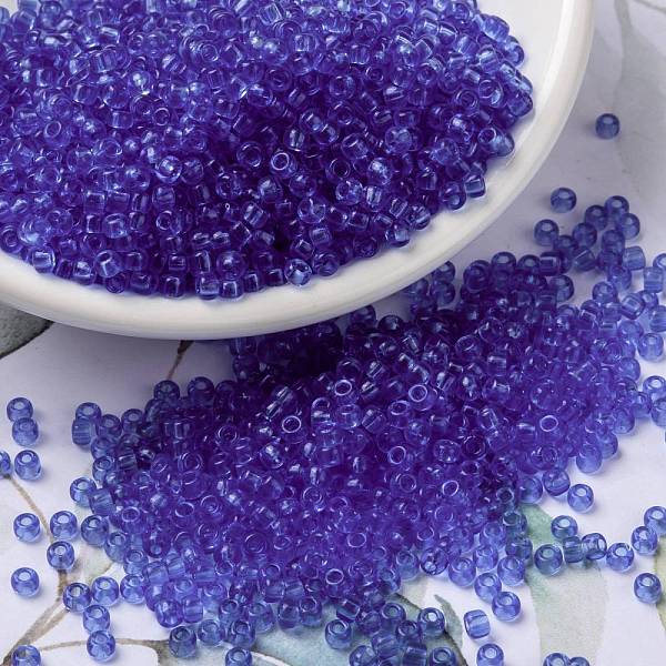PandaHall MIYUKI Round Rocailles Beads, Japanese Seed Beads, (RR159D) Transparent Cornflower Blue, 8/0, 3mm, Hole: 1mm, about...
PandaHall MIYUKI Round Rocailles Beads, Japanese Seed Beads, (RR159D) Transparent Cornflower Blue, 8/0, 3mm, Hole: 1mm, about...