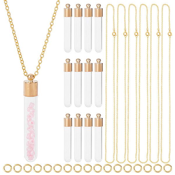 PandaHall SUNNYCLUE 1 Box 64pcs Glass Bottle Necklace Making Kit Glass Bottle Charm Screw Cap Bottles Empty Hourglass Clear Vial Charm for...
PandaHall SUNNYCLUE 1 Box 64pcs Glass Bottle Necklace Making Kit Glass Bottle Charm Screw Cap Bottles Empty Hourglass Clear Vial Charm for...