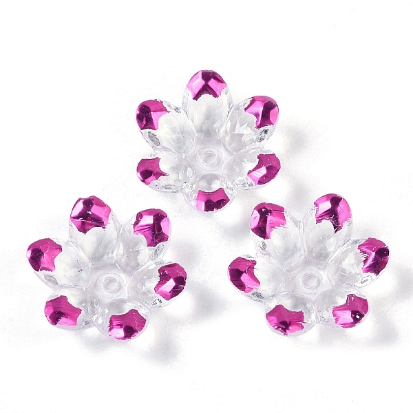 PandaHall Plating Acrylic Bead Caps, Faceted, Flower, Half Plated, Magenta, 24x22x7mm, Hole: 2mm Acrylic Pink
PandaHall Plating Acrylic Bead Caps, Faceted, Flower, Half Plated, Magenta, 24x22x7mm, Hole: 2mm Acrylic Pink