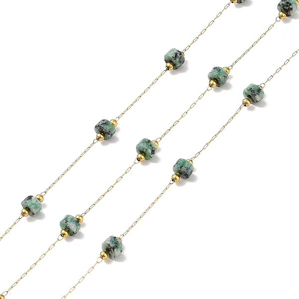 PandaHall Ion Plating(IP) 304 Stainless Steel Link Chains, Natural Regalite/Imperial Jasper/Sea Sediment Jasper Beads & Spool, Soldered...
PandaHall Ion Plating(IP) 304 Stainless Steel Link Chains, Natural Regalite/Imperial Jasper/Sea Sediment Jasper Beads & Spool, Soldered...