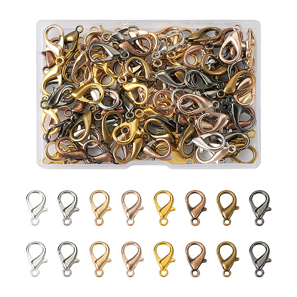 PandaHall Beadthoven 120Pcs 8 Colors Zinc Alloy Lobster Claw Clasps, Parrot Trigger Clasps, Jewelry Making Findings, Mixed Color, 21x12mm...
PandaHall Beadthoven 120Pcs 8 Colors Zinc Alloy Lobster Claw Clasps, Parrot Trigger Clasps, Jewelry Making Findings, Mixed Color, 21x12mm...