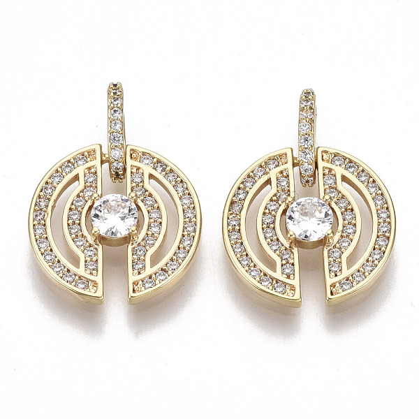 PandaHall Brass Micro Pave Clear Cubic Zirconia Pendants, Flat Round, Nickel Free, Real 18K Gold Plated, 13x3mm, Hole: 1.5mm Brass+Cubic...
PandaHall Brass Micro Pave Clear Cubic Zirconia Pendants, Flat Round, Nickel Free, Real 18K Gold Plated, 13x3mm, Hole: 1.5mm Brass+Cubic...