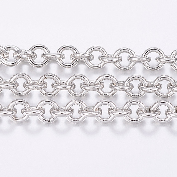 PandaHall 304 Stainless Steel Rolo Chains, Belcher Chain, with Spool, for Jewelry Making, Unwelded, Stainless Steel Color, 3.5x0.8mm, about...
PandaHall 304 Stainless Steel Rolo Chains, Belcher Chain, with Spool, for Jewelry Making, Unwelded, Stainless Steel Color, 3.5x0.8mm, about...