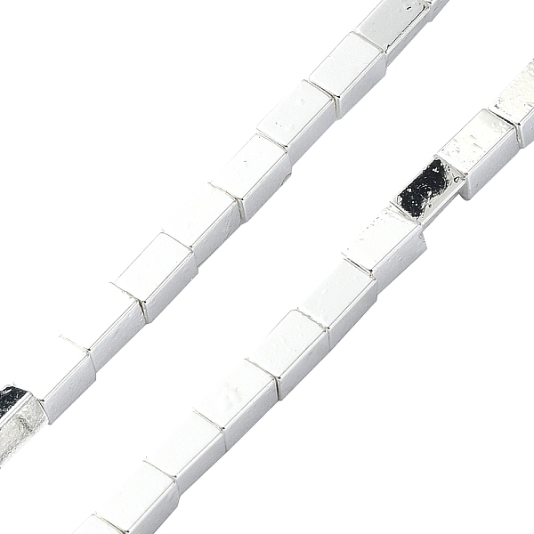 PandaHall Electroplated Synthetic Non-magnetic Hematite Beads Strands, Rectangle, Silver Plated, 4x2.5x2.5mm, Hole: 0.8mm, about...
PandaHall Electroplated Synthetic Non-magnetic Hematite Beads Strands, Rectangle, Silver Plated, 4x2.5x2.5mm, Hole: 0.8mm, about...