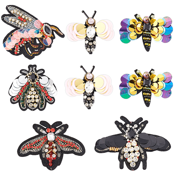 PandaHall FINGERINSPIRE 8PCS Bees Rhinestone Beaded Patches 6 Style Cloth Embroidery Sew on & Iron on Patches Rhinestone Beaded & Sequin..., Multicolor
PandaHall FINGERINSPIRE 8PCS Bees Rhinestone Beaded Patches 6 Style Cloth Embroidery Sew on & Iron on Patches Rhinestone Beaded & Sequin..., Multicolor