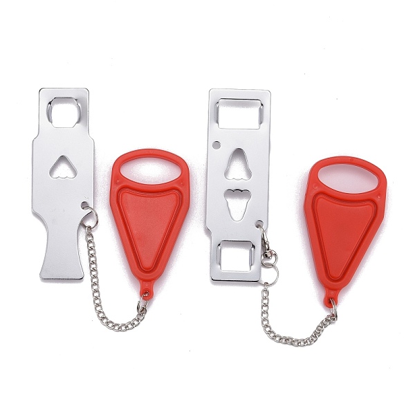 PandaHall ARRICRAFT 2Pcs Plastic with Metal Portable Door Lock Home Security, Travel Lock, Add Extra Locks, Anti-Theft Clasp Accessories..., Red
PandaHall ARRICRAFT 2Pcs Plastic with Metal Portable Door Lock Home Security, Travel Lock, Add Extra Locks, Anti-Theft Clasp Accessories..., Red