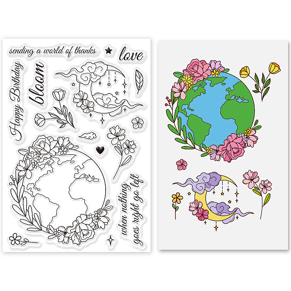 PandaHall PVC Plastic Stamps, for DIY Scrapbooking, Photo Album Decorative, Cards Making, Stamp Sheets, Flower Pattern, 16x11x0.3cm Plastic...
PandaHall PVC Plastic Stamps, for DIY Scrapbooking, Photo Album Decorative, Cards Making, Stamp Sheets, Flower Pattern, 16x11x0.3cm Plastic...