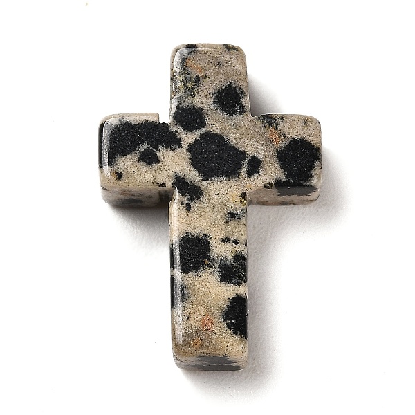 PandaHall Natural Dalmatian Jasper Pendants, Religion Corss Charms, 26~26.5x17.5~18x6~6.5mm, Hole: 1.6mm Dalmatian Jasper Cross
PandaHall Natural Dalmatian Jasper Pendants, Religion Corss Charms, 26~26.5x17.5~18x6~6.5mm, Hole: 1.6mm Dalmatian Jasper Cross