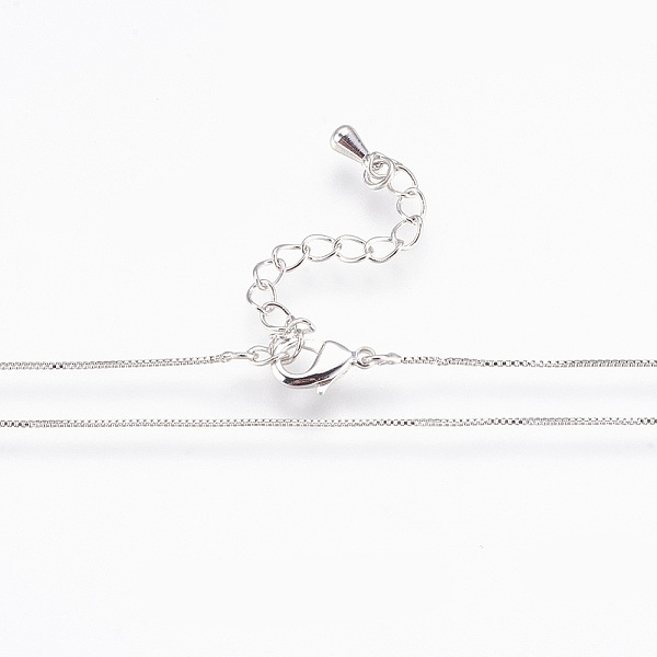 PandaHall Brass Chain Necklaces, Lead Free & Cadmium Free & Nickel Free, Long-Lasting Plated, Platinum, 16.92 inch(43cm), 0.6mm Brass
PandaHall Brass Chain Necklaces, Lead Free & Cadmium Free & Nickel Free, Long-Lasting Plated, Platinum, 16.92 inch(43cm), 0.6mm Brass