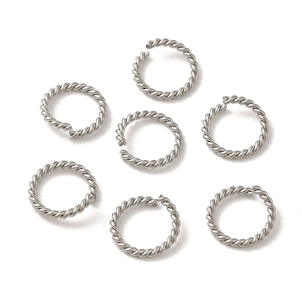 PandaHall 304 Stainless Steel Open Jump Rings, Spiral, Stainless Steel Color, 10x1.2mm, Inner Diameter: 7.5mm 304 Stainless Steel Ring
PandaHall 304 Stainless Steel Open Jump Rings, Spiral, Stainless Steel Color, 10x1.2mm, Inner Diameter: 7.5mm 304 Stainless Steel Ring
