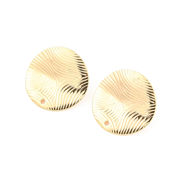 PandaHall Rack Plating Brass Stud Earring Findings, Textured, Flat Round, Real 18K Gold Plated, 20mm, Hole: 1.4mm, Pin: 0.8mm Brass Flat...
PandaHall Rack Plating Brass Stud Earring Findings, Textured, Flat Round, Real 18K Gold Plated, 20mm, Hole: 1.4mm, Pin: 0.8mm Brass Flat...