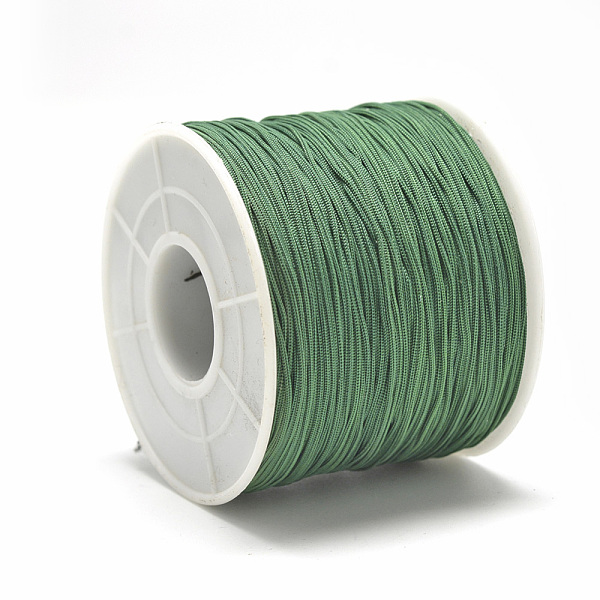 PandaHall Polyester Cords, Dark Green, 0.5~0.6mm, about 131.23~142.16 yards(120~130m)/roll Polyester Green
PandaHall Polyester Cords, Dark Green, 0.5~0.6mm, about 131.23~142.16 yards(120~130m)/roll Polyester Green