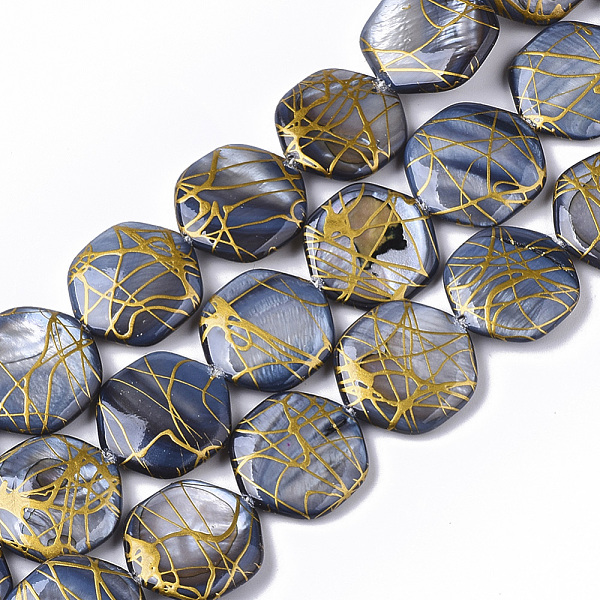 PandaHall Drawbench Freshwater Shell Beads Strands, Dyed, Hexagon, Light Steel Blue, 18~20x17.5~18.5x3.5~5.5mm, Hole: 1mm, about...
PandaHall Drawbench Freshwater Shell Beads Strands, Dyed, Hexagon, Light Steel Blue, 18~20x17.5~18.5x3.5~5.5mm, Hole: 1mm, about...