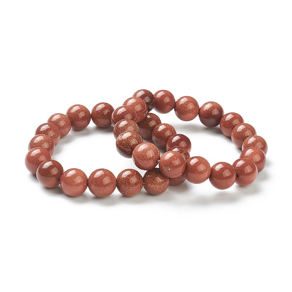 PandaHall Synthetic Goldstone Beaded Stretch Bracelets, Round, Beads: 12~12.5mm, Inner Diameter: 2-1/8 inch(5.4cm) Goldstone
PandaHall Synthetic Goldstone Beaded Stretch Bracelets, Round, Beads: 12~12.5mm, Inner Diameter: 2-1/8 inch(5.4cm) Goldstone