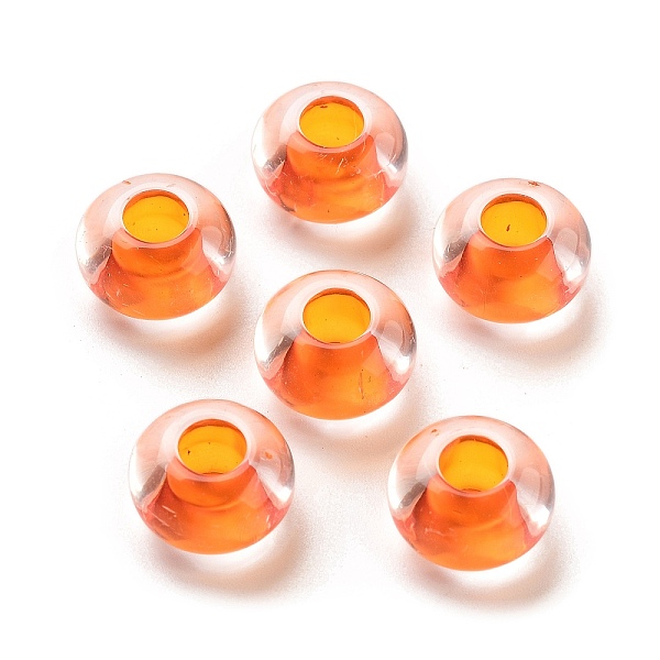 PandaHall Transparent Acrylic European Beads, Large Hole Beads, Rondelle, Orange, 14x8.5mm, Hole: 5.5mm, about 537pcs/500g Acrylic Rondelle...
PandaHall Transparent Acrylic European Beads, Large Hole Beads, Rondelle, Orange, 14x8.5mm, Hole: 5.5mm, about 537pcs/500g Acrylic Rondelle...