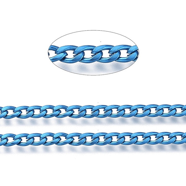 PandaHall Electrophoresis 304 Stainless Steel Curb Chains, Unwelded, with Spool, Dodger Blue, 4.2x2.6x0.6mm, about 32.8 Feet(10m)/roll 304...
PandaHall Electrophoresis 304 Stainless Steel Curb Chains, Unwelded, with Spool, Dodger Blue, 4.2x2.6x0.6mm, about 32.8 Feet(10m)/roll 304...