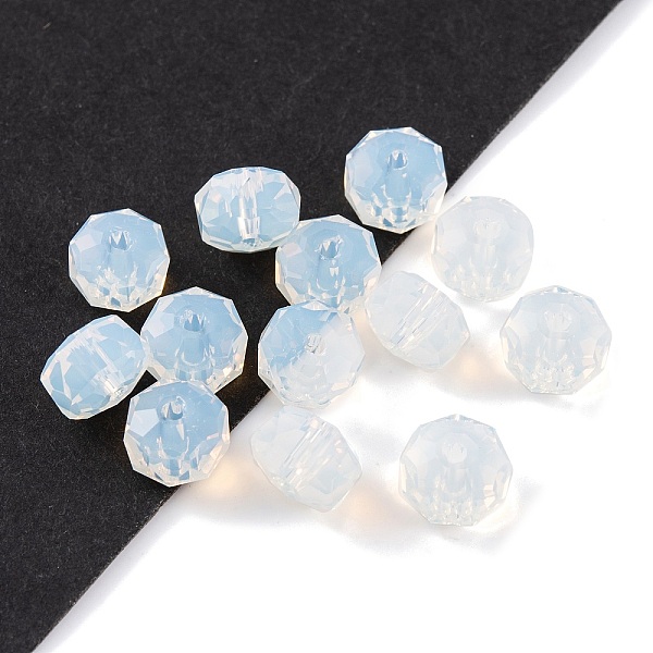 PandaHall Transparent Glass Beads, Faceted, Rondelle, White Opal, 8x5mm, Hole: 1.2mm Glass Rondelle White
PandaHall Transparent Glass Beads, Faceted, Rondelle, White Opal, 8x5mm, Hole: 1.2mm Glass Rondelle White