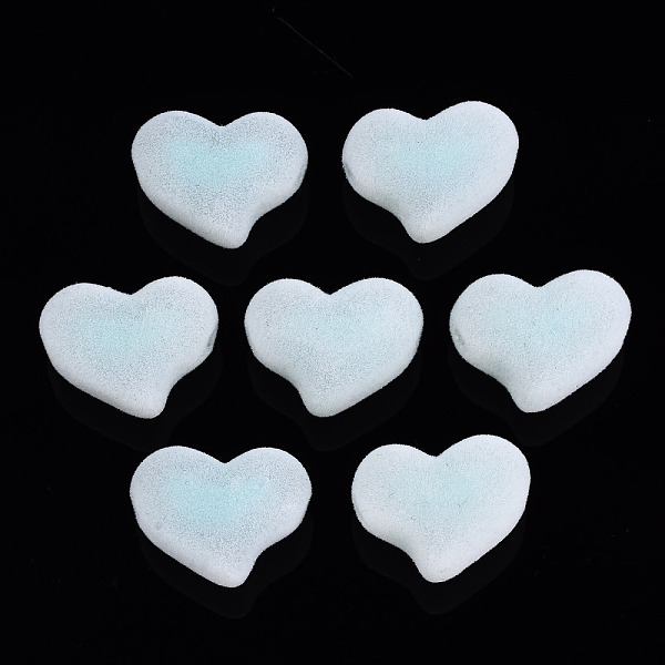 PandaHall Flocky Acrylic Beads, Bead in Bead, Heart, Pale Turquoise, 16x21x12mm, Hole: 2.5mm Acrylic Heart
PandaHall Flocky Acrylic Beads, Bead in Bead, Heart, Pale Turquoise, 16x21x12mm, Hole: 2.5mm Acrylic Heart