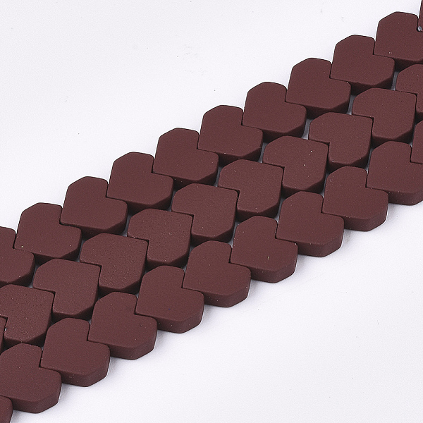 PandaHall Spray Painted Non-magnetic Synthetic Hematite Beads Strands, Heart, Brown, 7.5x8x2.5mm, Hole: 0.7mm, about 50pcs/strand, 15.7 inch...
PandaHall Spray Painted Non-magnetic Synthetic Hematite Beads Strands, Heart, Brown, 7.5x8x2.5mm, Hole: 0.7mm, about 50pcs/strand, 15.7 inch...